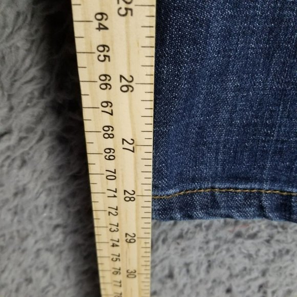 Wrangler Jeans Mens 33x30 Retro Dark Wash Stretch Mid Rise Slim Boot - Picture 8 of 16